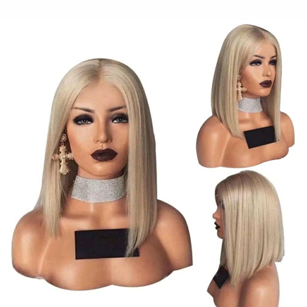 Platinum Blonde hair wig